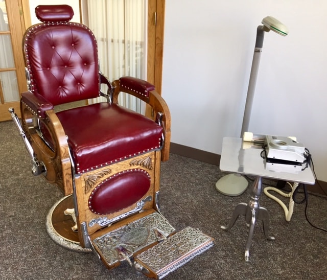 custom shade barber chair